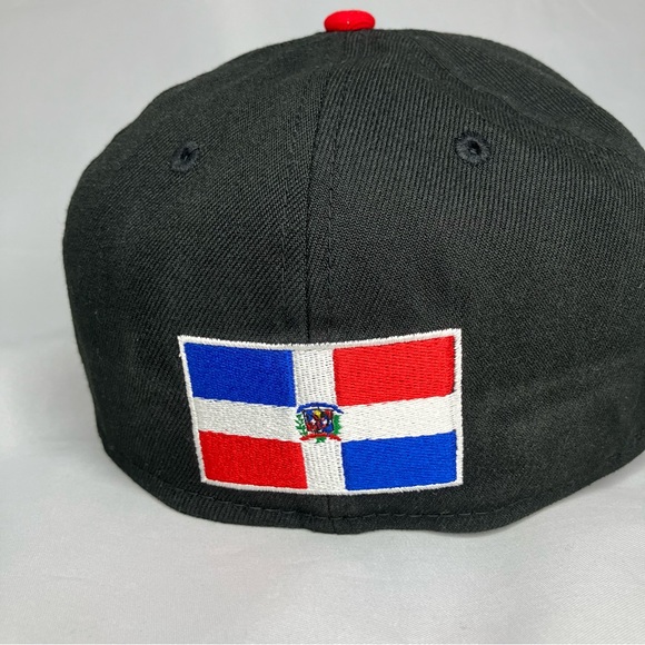 New Era Dominican Republic Two Tone World Baseball Classic Fitted Hat Size 7 - Picture 5 of 7